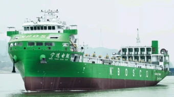 Tàu container chạy điện lớn nhất thế giới chính thức được khai thác thương mại&nbsp;