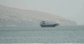 Tàu hàng trúng hỏa lực gần eo biển Hormuz