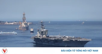 Tàu sân bay Mỹ USS Nimitz tiến vào vùng biển Caribe