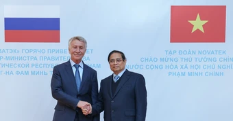 Thủ tướng kêu gọi đầu tư khí LNG, tập đoàn năng lượng Nga Novatek quan tâm dự án Cà Ná