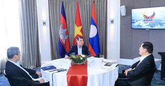 Thủ tướng Lê Minh Hưng gặp Thủ tướng Campuchia và Lào tại Hội nghị cấp cao ASEAN 2026