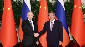 Thủ tướng Trung Quốc Lý Cường hội kiến Tổng thống Nga Putin