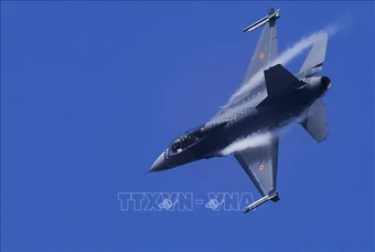 Tiêm kích F-16 rơi trong lúc đánh chặn mục tiêu trên không của Nga