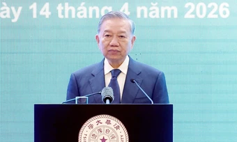 Tổng Bí thư, Chủ tịch nước Tô Lâm phát biểu tại Đại học Thanh Hoa