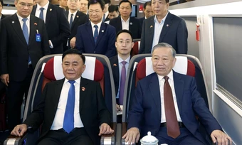 Tổng Bí thư, Chủ tịch nước Tô Lâm thăm Nam Ninh bằng tàu cao tốc