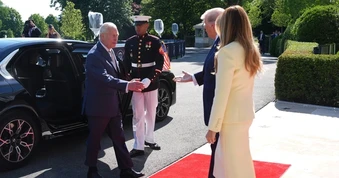 Tổng thống Donald Trump đón tiếp Vua Anh Charles III tại Nhà Trắng