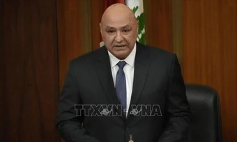 Tổng thống Liban khẳng định mục tiêu đàm phán với Israel