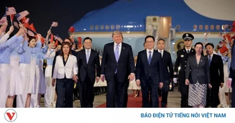 Tổng thống Mỹ Donald Trump đến Bắc Kinh, bắt đầu thăm Trung Quốc