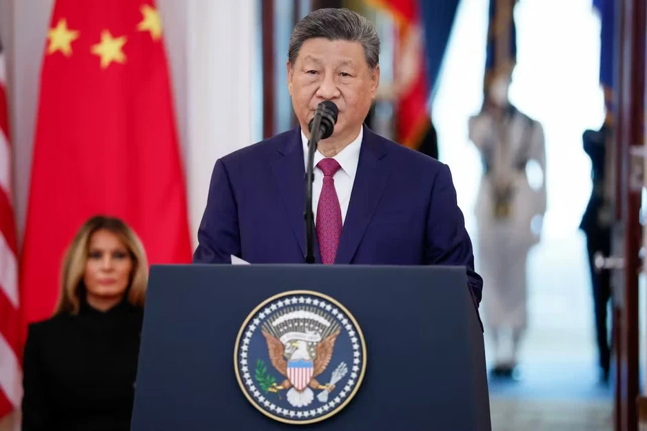 Tổng thống Mỹ Donald Trump đón Chủ tịch Trung Quốc Tập Cận Bình tại Nhà Trắng