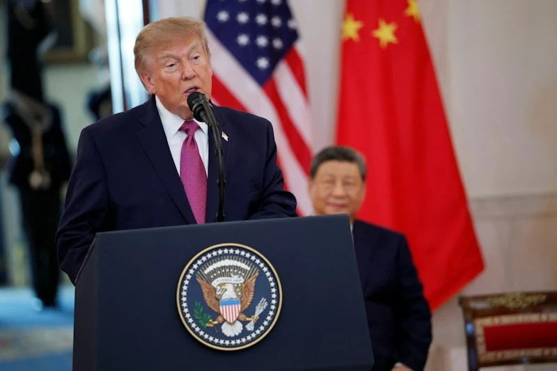 Tổng thống Mỹ Donald Trump đón Chủ tịch Trung Quốc Tập Cận Bình tại Nhà Trắng