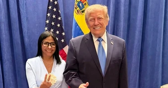 Tổng thống Mỹ lần đầu gặp Tổng thống lâm thời Venezuela