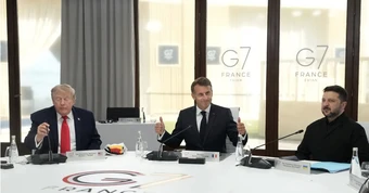 Tổng thống Mỹ, Pháp và Ukraine gặp nhau bên lề Hội nghị G7