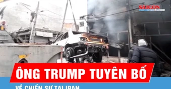 Tổng thống Mỹ tuyên bố về chiến sự tại Iran