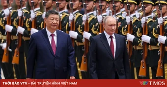 Tổng thống Nga Putin hội đàm với Chủ tịch Trung Quốc Tập Cận Bình tại Bắc Kinh