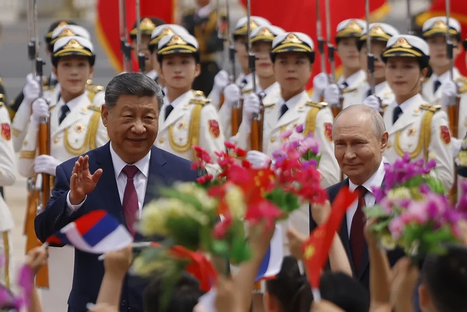 Tổng thống Nga Putin hội đàm với Chủ tịch Trung Quốc Tập Cận Bình tại Bắc Kinh Tổng thống Nga Putin hội đàm với Chủ tịch Trung Quốc Tập Cận Bình tại Bắc Kinh