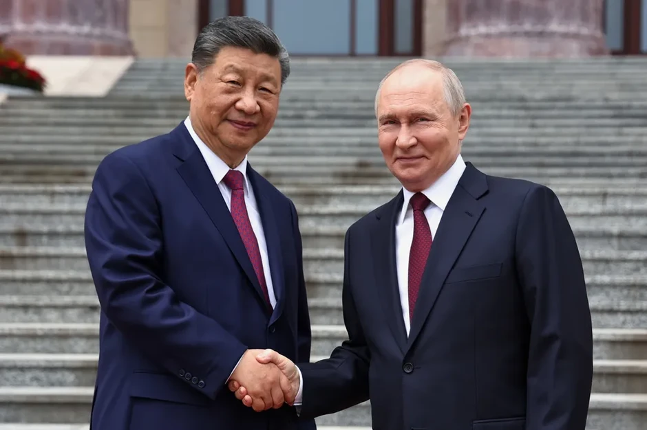 Tổng thống Nga Putin hội đàm với Chủ tịch Trung Quốc Tập Cận Bình tại Bắc Kinh Tổng thống Nga Putin hội đàm với Chủ tịch Trung Quốc Tập Cận Bình tại Bắc Kinh