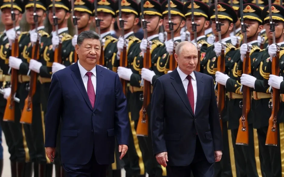 Tổng thống Nga Putin hội đàm với Chủ tịch Trung Quốc Tập Cận Bình tại Bắc Kinh Tổng thống Nga Putin hội đàm với Chủ tịch Trung Quốc Tập Cận Bình tại Bắc Kinh