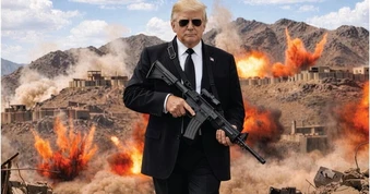 Tổng thống Trump đăng ảnh nổ lớn, cảnh báo cứng rắn Iran
