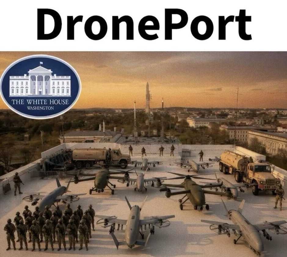 Tổng thống Trump hé lộ về 'cảng UAV' trên nóc Nhà Trắng Tổng thống Trump hé lộ về 'cảng UAV' trên nóc Nhà Trắng
