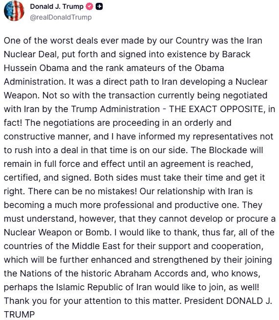 Tổng thống Trump nói gì về khả năng Iran tham gia Hiệp định Abraham? Tổng thống Trump nói gì về khả năng Iran tham gia Hiệp định Abraham?