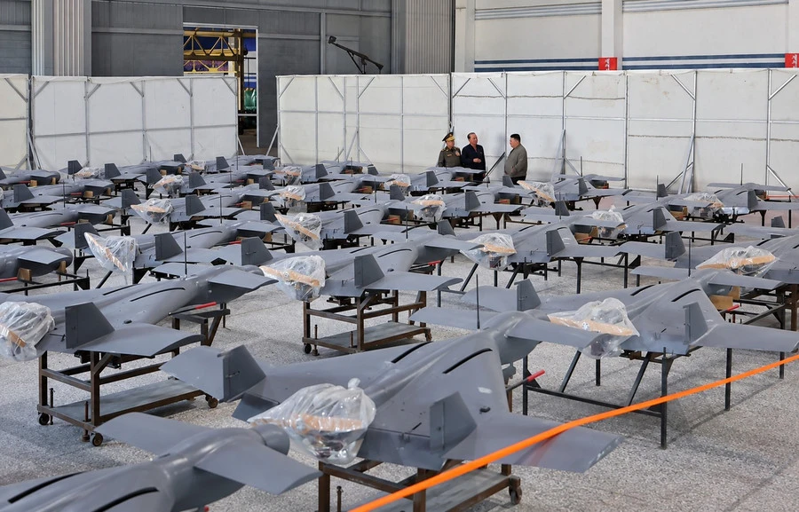 Triều Tiên lộ quy mô sản xuất UAV tấn công giống Harop Triều Tiên lộ quy mô sản xuất UAV tấn công giống Harop