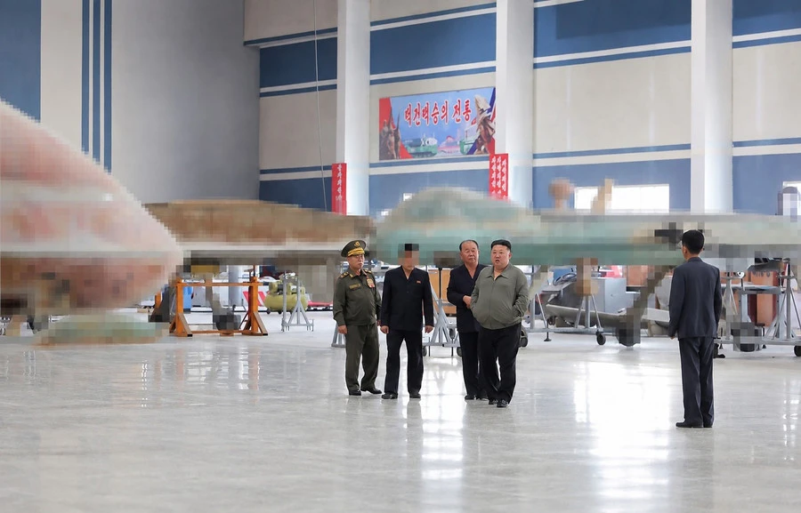 Triều Tiên lộ quy mô sản xuất UAV tấn công giống Harop Triều Tiên lộ quy mô sản xuất UAV tấn công giống Harop