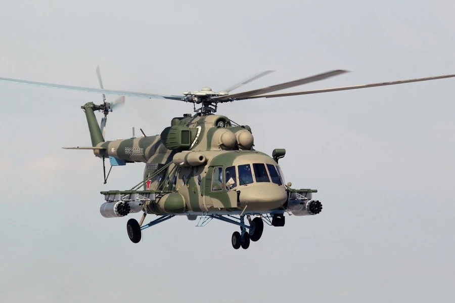 Trực thăng Mi - 8 của Nga bị bắn hạ do hỏa lực thân thiện từ Su - 35 Trực thăng Mi - 8 của Nga bị bắn hạ do hỏa lực thân thiện từ Su - 35