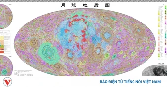 Trung Quốc hoàn thành bản đồ địa chất Mặt Trăng mới