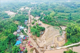 Trung Quốc: Ít nhất 9 người thiệt mạng, 11 người mất tích do mưa lũ