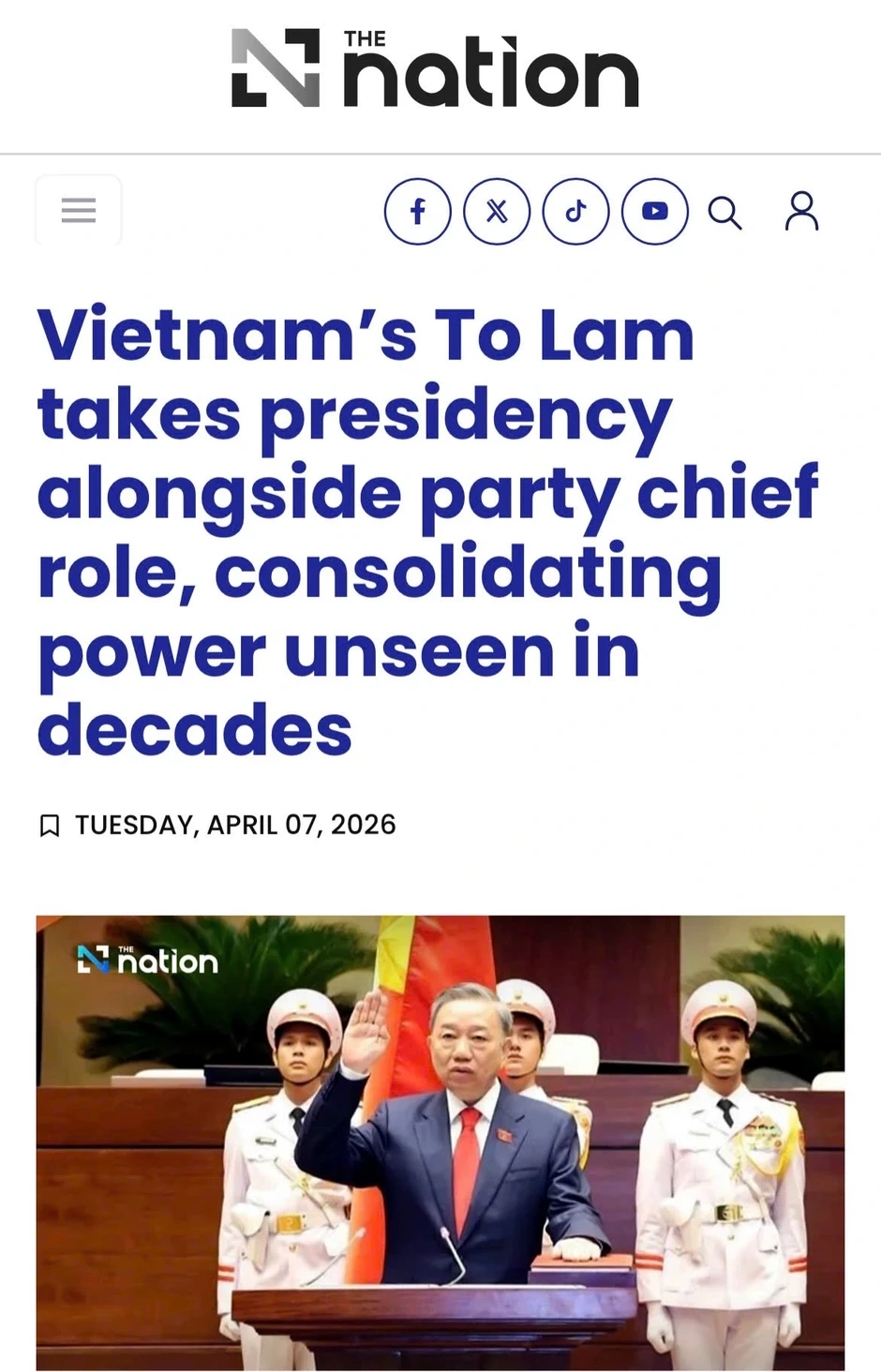 Truyền thông khu vực: Việt Nam củng cố ổn định chính trị, mở rộng hợp tác khu vực Truyền thông khu vực: Việt Nam củng cố ổn định chính trị, mở rộng hợp tác khu vực