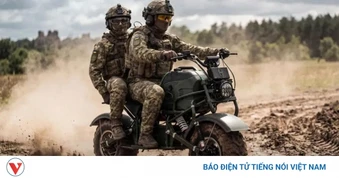 Ukraine ra mắt xe máy điện hai động cơ độc đáo để phục vụ tác chiến