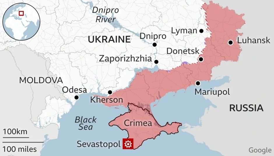 Ukraine tấn công dồn dập, Nga ban bố tình trạng khẩn cấp tại Crimea Ukraine tấn công dồn dập, Nga ban bố tình trạng khẩn cấp tại Crimea