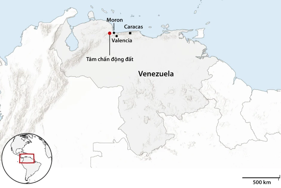 Venezuela tuyên bố 'vùng thảm họa' sau động đất Venezuela tuyên bố 'vùng thảm họa' sau động đất