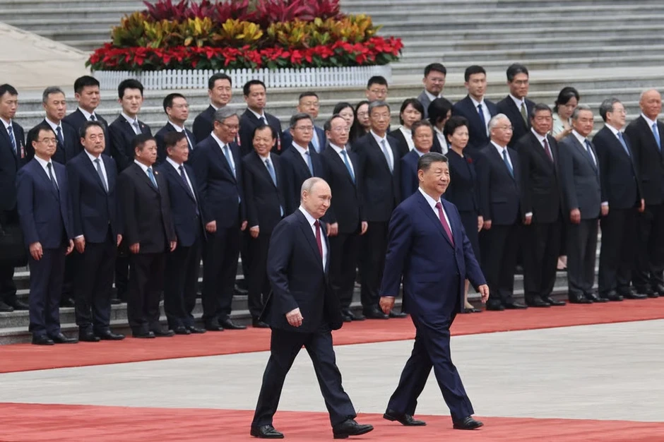 VIDEO: Ông Tập tiếp đón trọng thể ông Putin tại Bắc Kinh, ca ngợi quan hệ song phương VIDEO: Ông Tập tiếp đón trọng thể ông Putin tại Bắc Kinh, ca ngợi quan hệ song phương