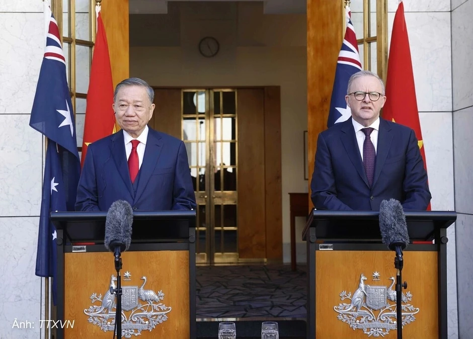 Việt Nam - Australia ra tuyên bố chung về thúc đẩy quan hệ song phương Việt Nam - Australia ra tuyên bố chung về thúc đẩy quan hệ song phương