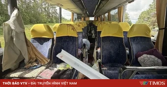 Xe bus chở khách của Belarus bị trúng UAV