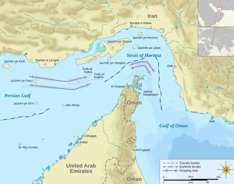 Xung đột Iran ảnh hưởng nghiêm trọng đến tuyến vận tải qua eo biển Hormuz Xung đột Iran ảnh hưởng nghiêm trọng đến tuyến vận tải qua eo biển Hormuz