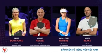 “Mỹ nhân tennis” Eugenie Bouchard dự giải Pickleball đặc biệt tại Hollywood
