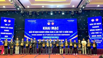 11 quốc gia tham gia Giải vô địch Karate Đông Nam Á lần thứ 13 năm 2026