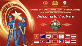 14 đội tuyển tham dự Giải Golf Cảnh sát các nước ASEAN mở rộng năm 2026