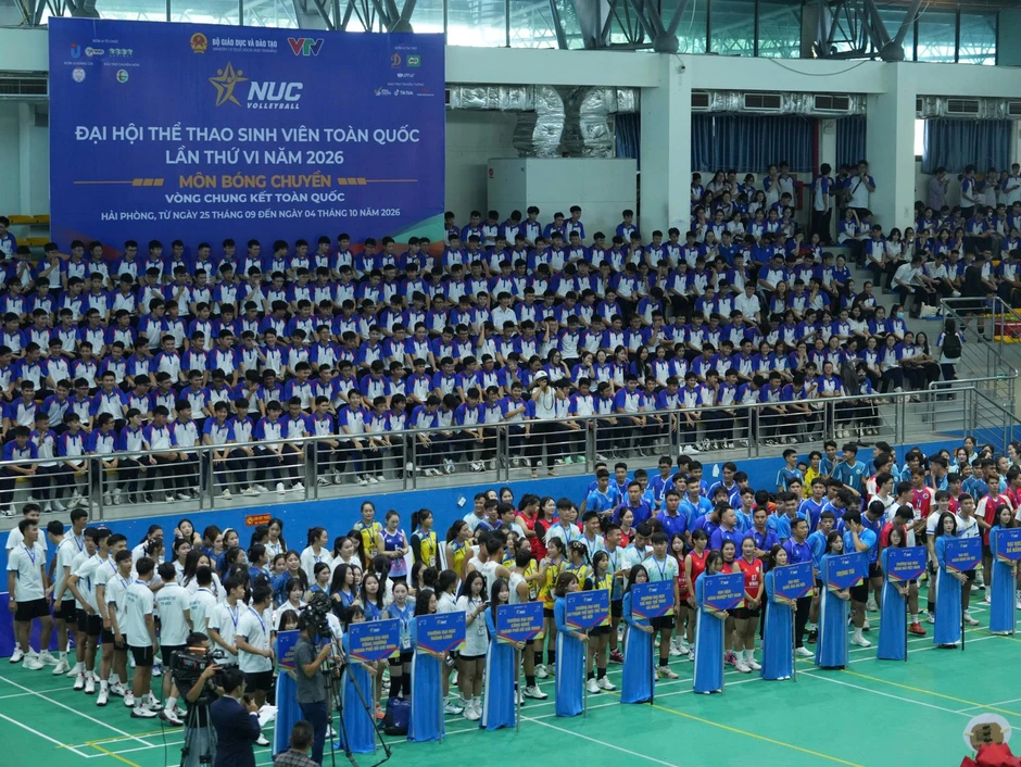 16 đội tranh tài tại Vòng chung kết Bóng chuyền sinh viên toàn quốc 2026 16 đội tranh tài tại Vòng chung kết Bóng chuyền sinh viên toàn quốc 2026