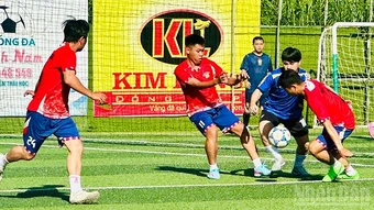 30 đội tham gia Giải bóng đá công nhân lao động tỉnh Đồng Tháp