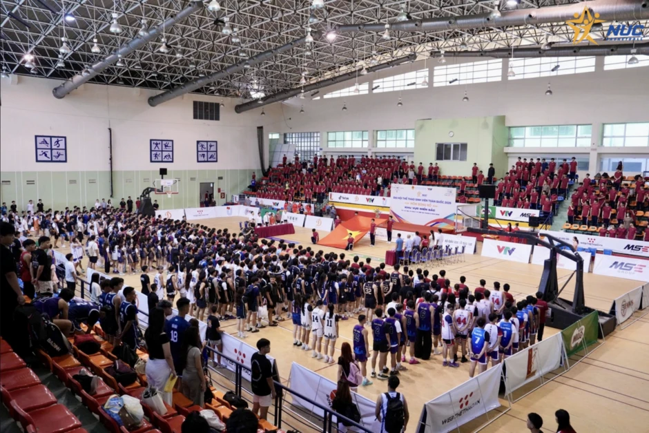 72 đội bóng rổ tranh tài tại vòng loại miền Bắc Đại hội Thể thao sinh viên toàn quốc 2026 72 đội bóng rổ tranh tài tại vòng loại miền Bắc Đại hội Thể thao sinh viên toàn quốc 2026