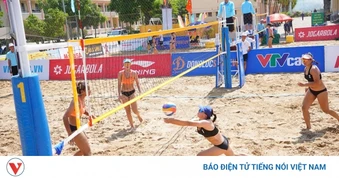 8 đội quốc tế tranh tài bóng chuyền bãi biển nữ tại Lâm Đồng