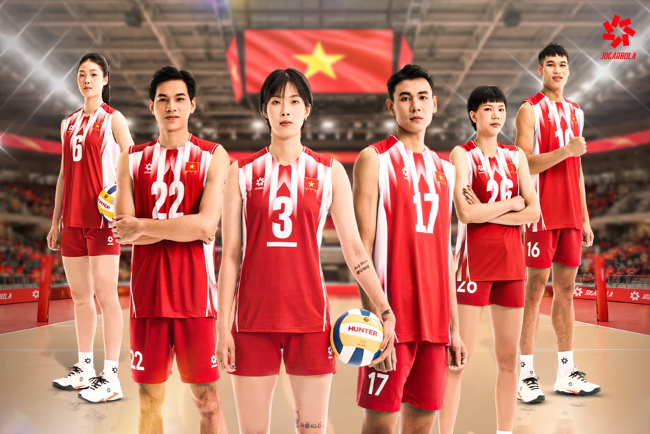 Ấn tượng trang phục Đội tuyển Bóng chuyền Việt Nam tại ASIAD 20
