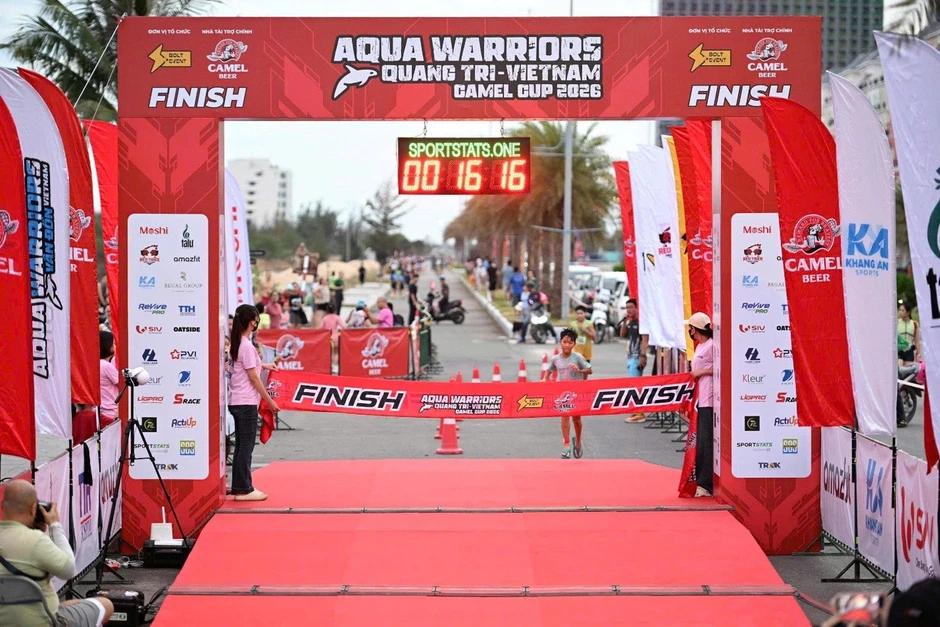 Aqua Warriors Quảng Trị 2026 - Camel Cup: Những màn bứt phá ấn tượng trên đường đua bơi - chạy Aqua Warriors Quảng Trị 2026 - Camel Cup: Những màn bứt phá ấn tượng trên đường đua bơi - chạy
