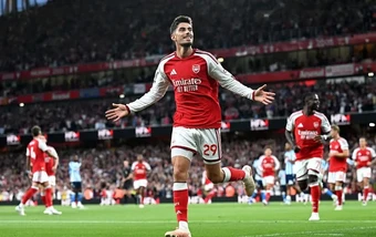 Arsenal thắng đậm Coventry City, khởi đầu thuận lợi hành trình bảo vệ ngôi vô địch