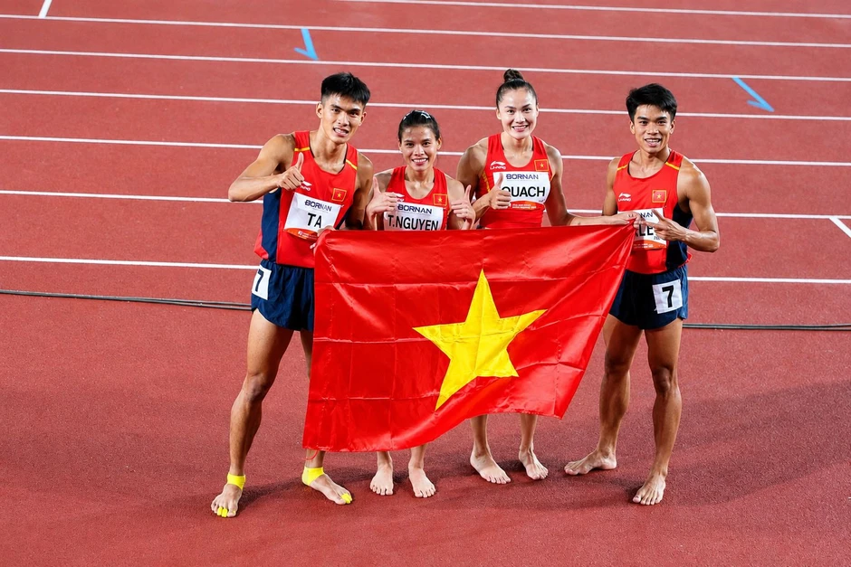 ASIAD 2026 ngày 24/9: Điền kinh Việt Nam nghẹt thở giành HCĐ 4x400m ASIAD 2026 ngày 24/9: Điền kinh Việt Nam nghẹt thở giành HCĐ 4x400m