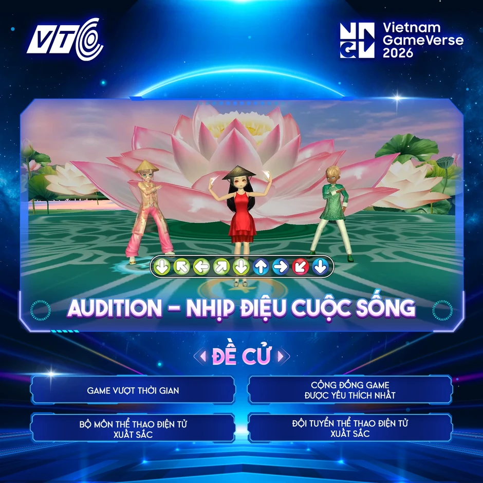 Audition nhận giải thưởng “Bộ môn thể thao điện tử thương hiệu quốc gia” Audition nhận giải thưởng “Bộ môn thể thao điện tử thương hiệu quốc gia”