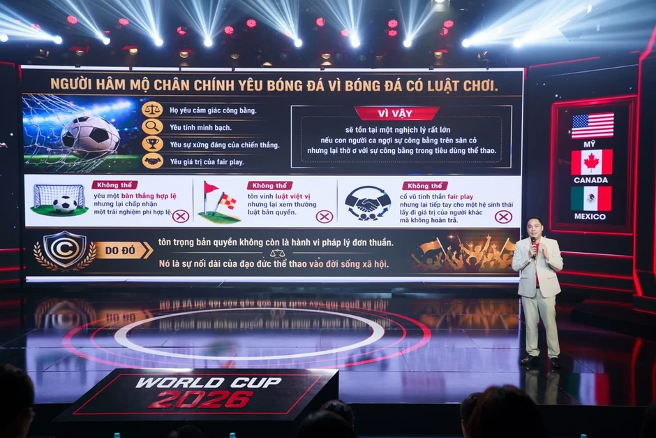 Bản quyền truyền hình World Cup 2026 và trách nhiệm 'xem đúng, xem sạch' Bản quyền truyền hình World Cup 2026 và trách nhiệm 'xem đúng, xem sạch'
